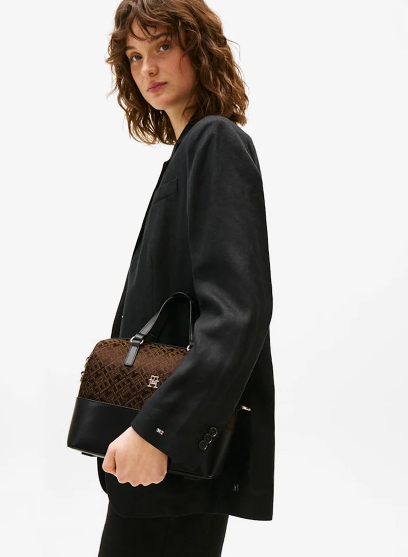 TOMMY HILFIGER Logo Jacquard Duffle Bag