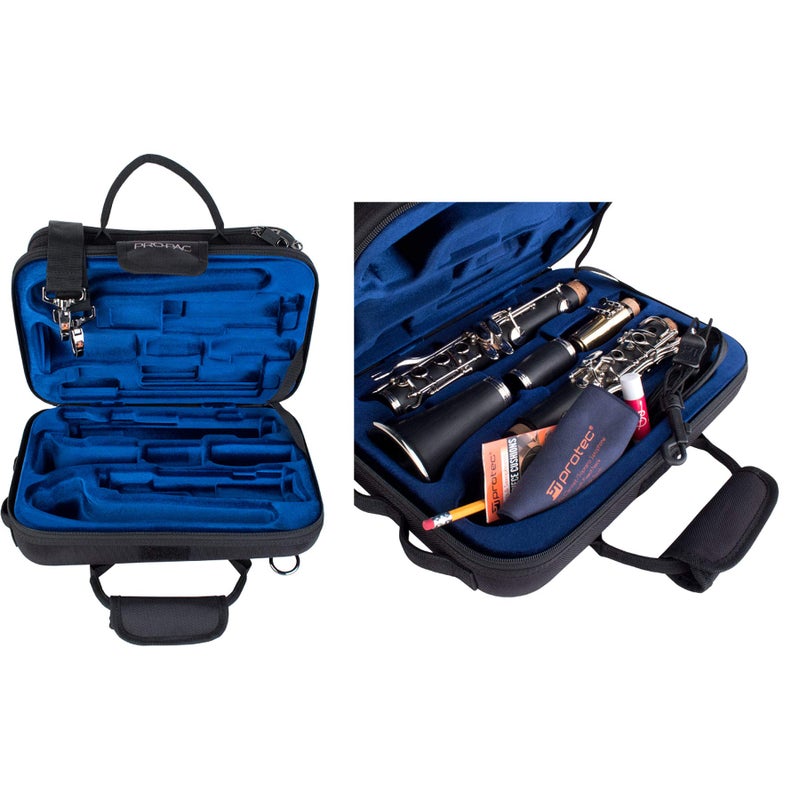 Pro-Tec Protec Bb Clarinet Slimline PRO PAC Case, Black, Model PB307 - Image 2