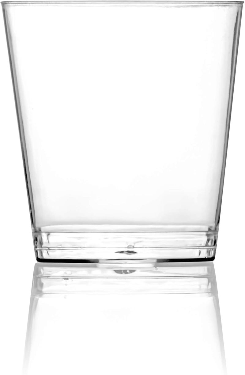 DecorRack كؤوس شوت سعة 1 أونصة، 80 كوب بلاستيك شفاف صلب، أكواب حفلات قابلة للتصرف، كؤوس صغيرة (80 حزمة) - Image 5