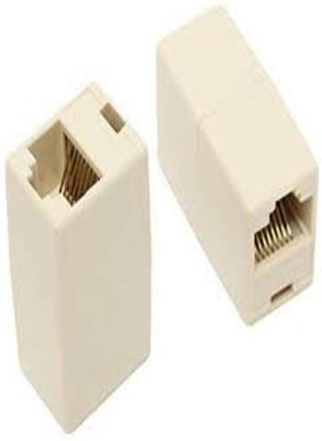 Generic Generic Cat6 RJ45 Coupler Connector 10pcs pack Beige  - Image 2