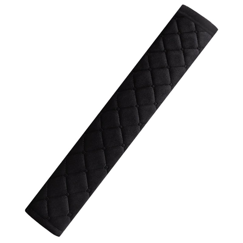 HighnessHwoo Extra Long Seatbelt Covers for Adults Kids Women & Men, Soft Car Seat Belt Strap Cushion for for truck & bus drivers only, Shoulder Neck Chest Protector Pads, 1pc, Black, 25.5in - Image 2