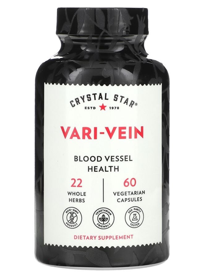 Crystal Star Vari-Vein 60 Vegetarian Capsules