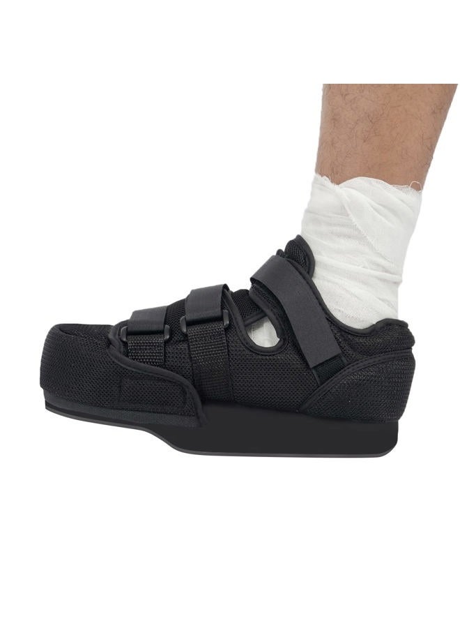GHORTHOUD Forefoot Off-Loading Post Op Shoe Closed Toe Medical Walking Boot for Broken Toe Orthopedic Foot Brace for Post Bunion Hammertoe Surgery Brace (L) - Image 1