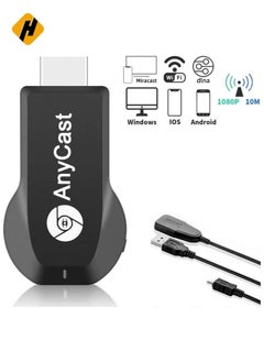 HuHa WiFi Display Dongle, 4K Wireless HDMI Display Adapter, 1080P Mobile Screen Mirroring Receiver Dongle to TV/Projector Receiver Compatible with Android Mac i-OS Windows  - Image 3