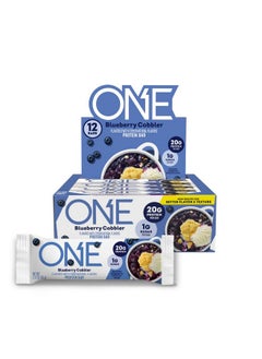 ONE Protein Bars, NEW Recipe Blueberry Cobbler, Gluten Free Protein Bars with 20g Protein and 1g Sugar, Pantry Staples, 2.12 oz (12 Count) - pzsku/ZE74FFF4AE3D4E48C083DZ/45/_/1740202469/5cd4d8a5-cc7d-4430-8fa7-ee1b0409a42c