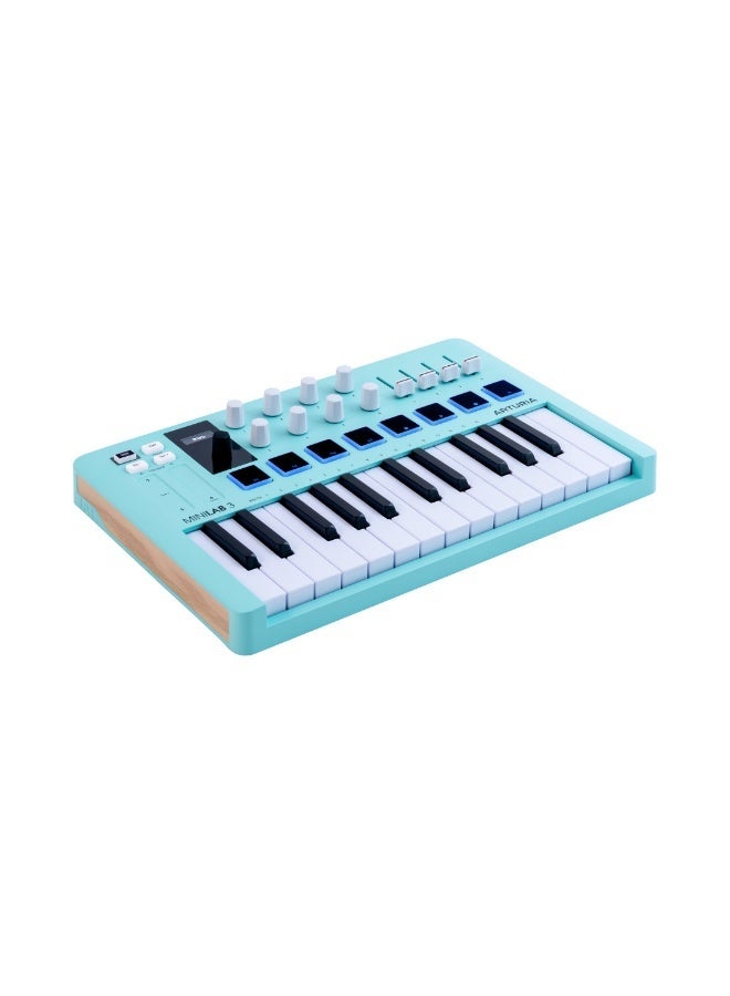 Arturia MiniLab MK3 25-key Midi Keyboard Controller â€“ Aquamarine - Image 2