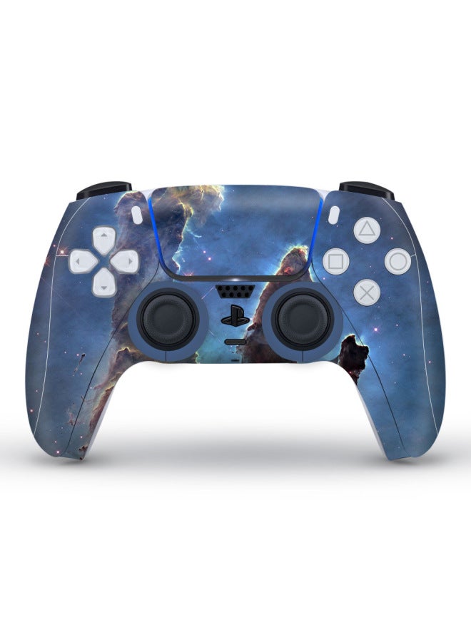 ملصق مقبض PS5 إصدار محرك الأقراص الضوئية الإصدار الرقمي ملصق مقبض عالمي حزمة كاملة ملصق لعبة P5 مقبض فيلم لاصق-اللون: PS5bQ-0017 - Image 3