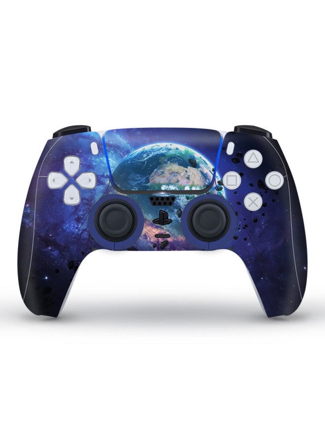 ملصق مقبض PS5 إصدار محرك الأقراص الضوئية الإصدار الرقمي ملصق مقبض عالمي حزمة كاملة ملصق لعبة P5 مقبض فيلم لاصق-اللون: PS5bQ-0017 - Image 4