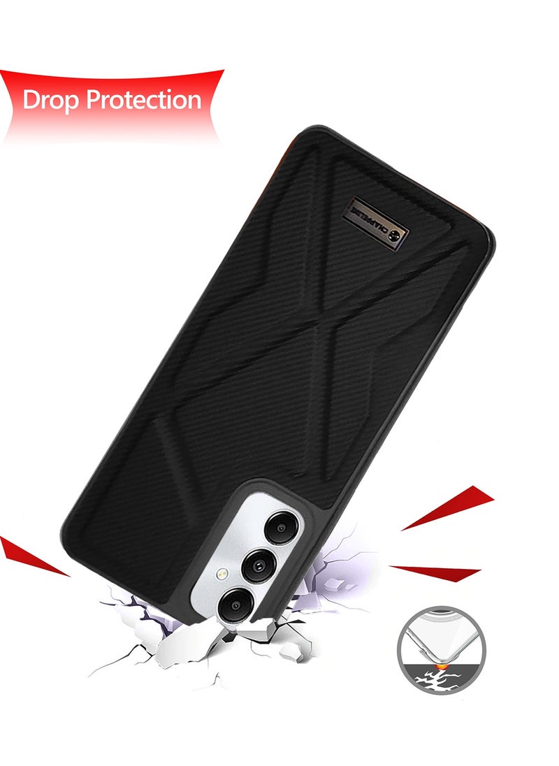 CHAPPELINE - Soft Silicone Fabric Texture Case Cover For Samsung Galaxy S24+ / S24 Plus 5G 2024 Black - Image 1