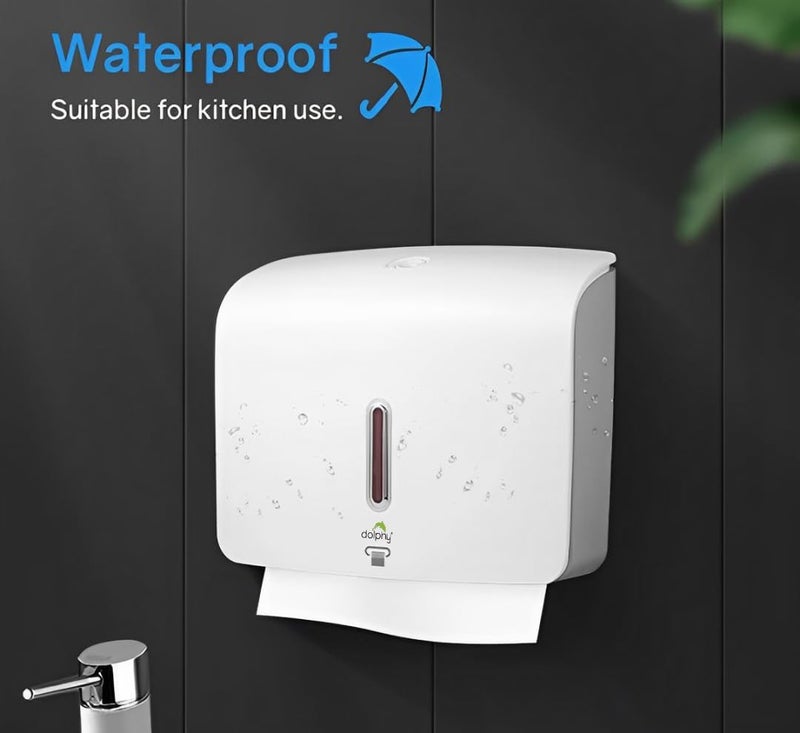 DOLPHY موزع مناديل يد صغيرة مطوية - أبيض - Image 4