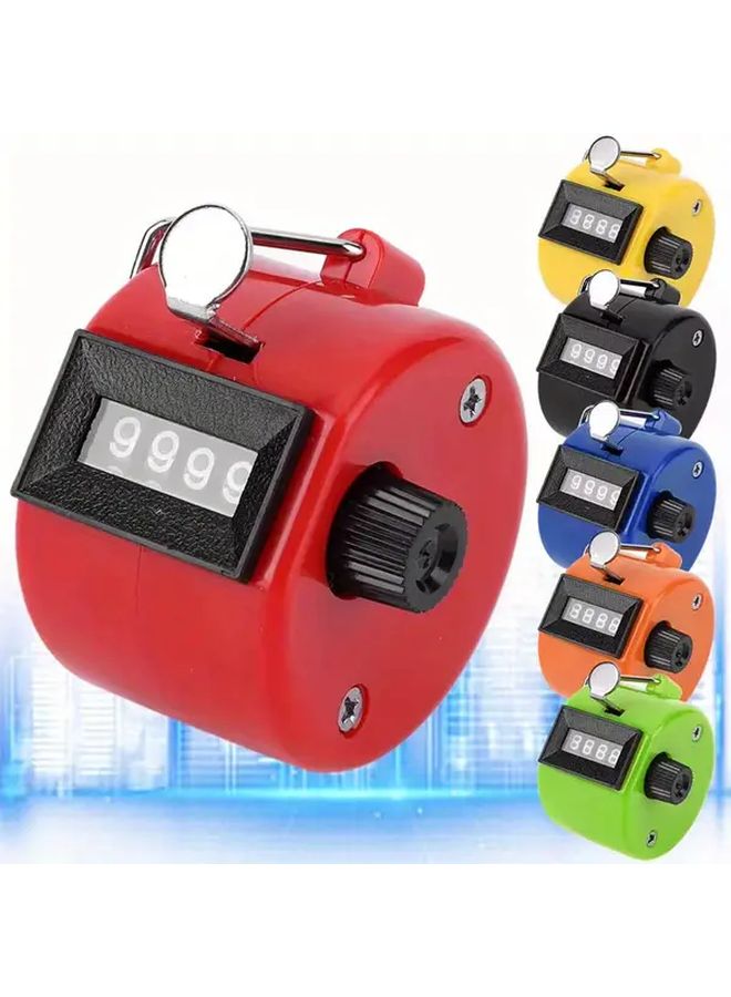 3pcs 4 Digit Large Analog Handheld Tally Counter with Reset Button for Golf Inventory - Image 2