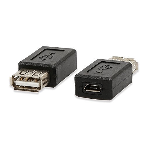 ELECTOP 2 Pack USB 2.0 A Female to USB Micro Female Adapter Converter - Image 2