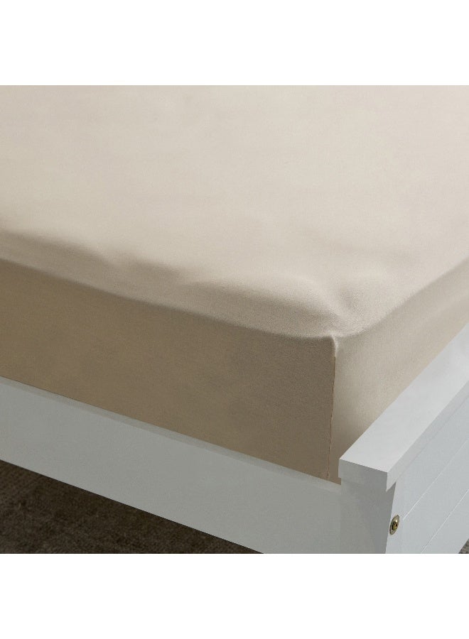 Home Box Essential Solid Cotton King Fitted Sheet 180 x 210 x 36 cm - Image 5