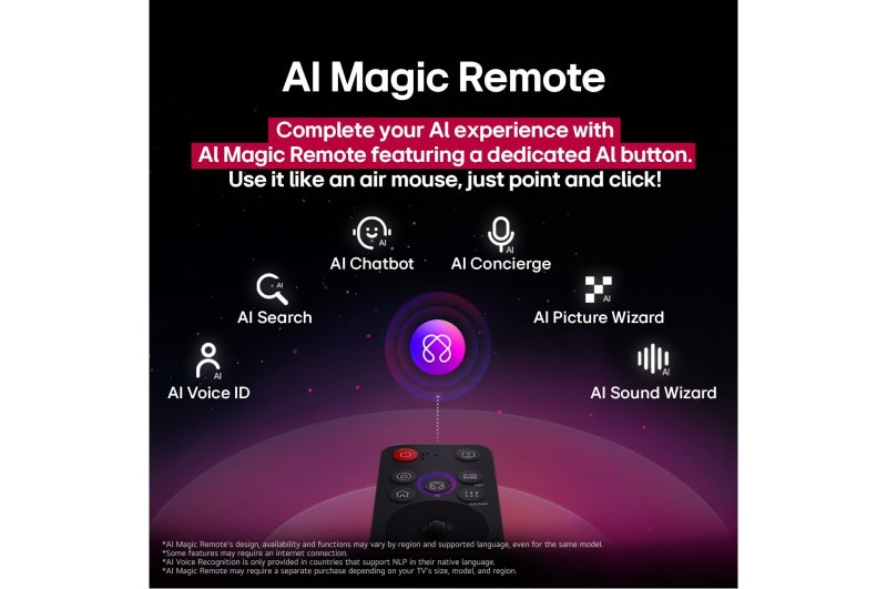 LG 83 inch OLED AI Gen2 4K 120Hz Smart TV AI Magic remote webOS25 2025 OLED83B56LA-AMAG black - Image 5
