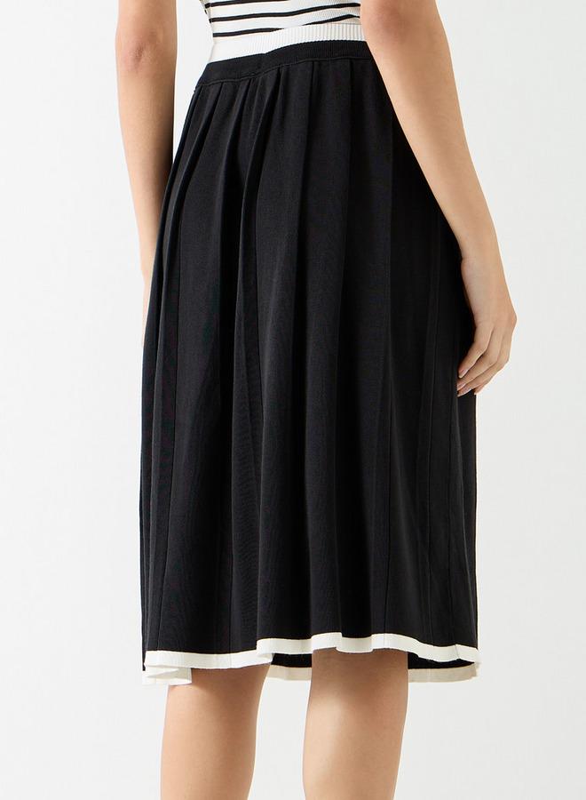 تواكستريمز تنورة إيه لاين بارزة الملمس بطول الركبة من تو إكستريمز - Image 3