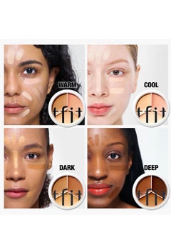 TFIT TFIT Cover Up Pro Concealer Palette - 3-in-1 ( 03 Cool | 0.52 Oz)  - Image 5
