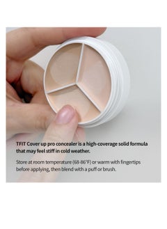 TFIT TFIT Cover Up Pro Concealer Palette - 3-in-1 ( 03 Cool | 0.52 Oz)  - Image 4