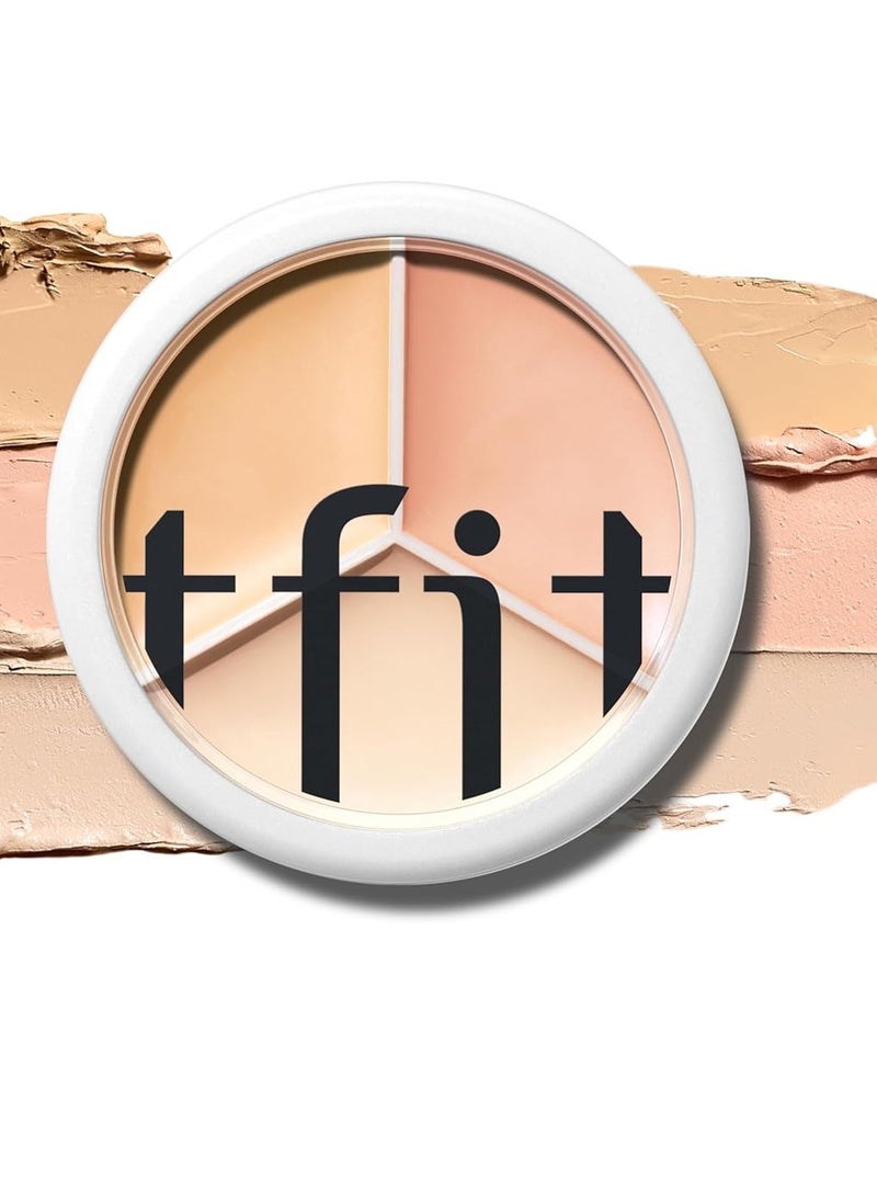 TFIT - TFIT Cover Up Pro Concealer Palette - 3-in-1 ( 03 Cool | 0.52 Oz) - Image 1