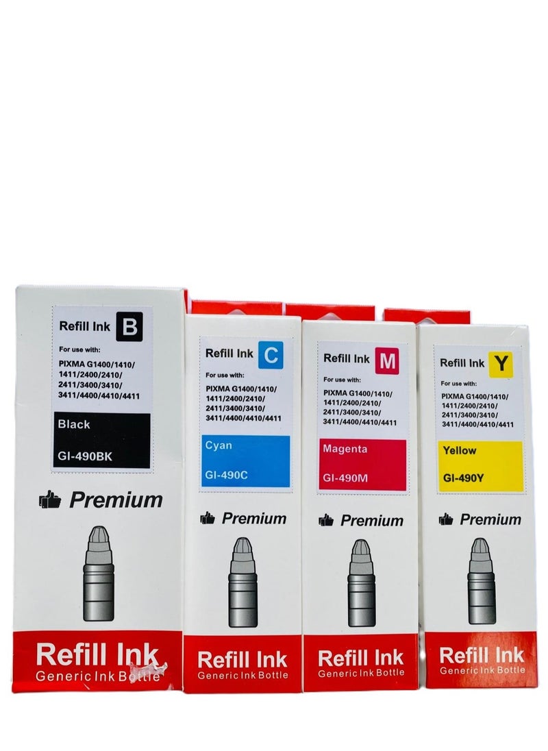 Generic - 1400XL Compatible Canon Ink Cartridges (SET) for Canon PGI-1400XL PGI-1400 Ink Cartridges Compatible with Canon Maxify MB2040 MB2340 MB2140 MB2740 Printers ( Black, Cyan, Magenta, Yellow ) - Image 1