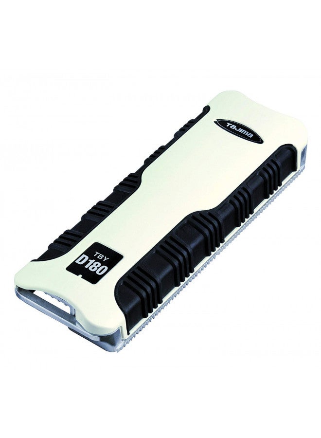 TAJIMA Drywall Rasp - 7 inch Combination Sheetrock Tool with Bi-Directional Teeth & In-Handle Dust Collection - TBYD-180