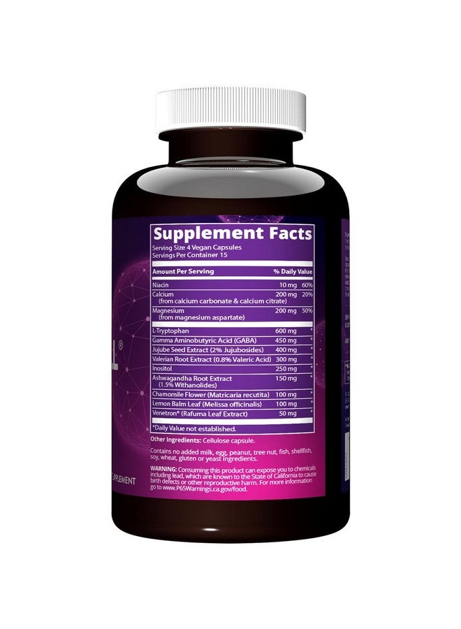 MRM Nutrition Relax-All® | Dietary Supplement for Better Sleep | with GABA, L-Theanine & Ashwagandha | Drug-Free, Non-Habit Forming | Non-GMO | Vegan + Gluten Free | 15 Servings - Image 2