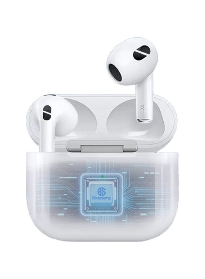 Masentek سماعات أذن بلوتوث لاسلكية متوافقة مع Airpods الجيل الثالث، الجيل الأول والثاني من سماعات أبل (Pro/Pro2)، علبة شحن، قطع غيار أصلية مفقودة لاستبدالها لهاتف آيفون - Image 1
