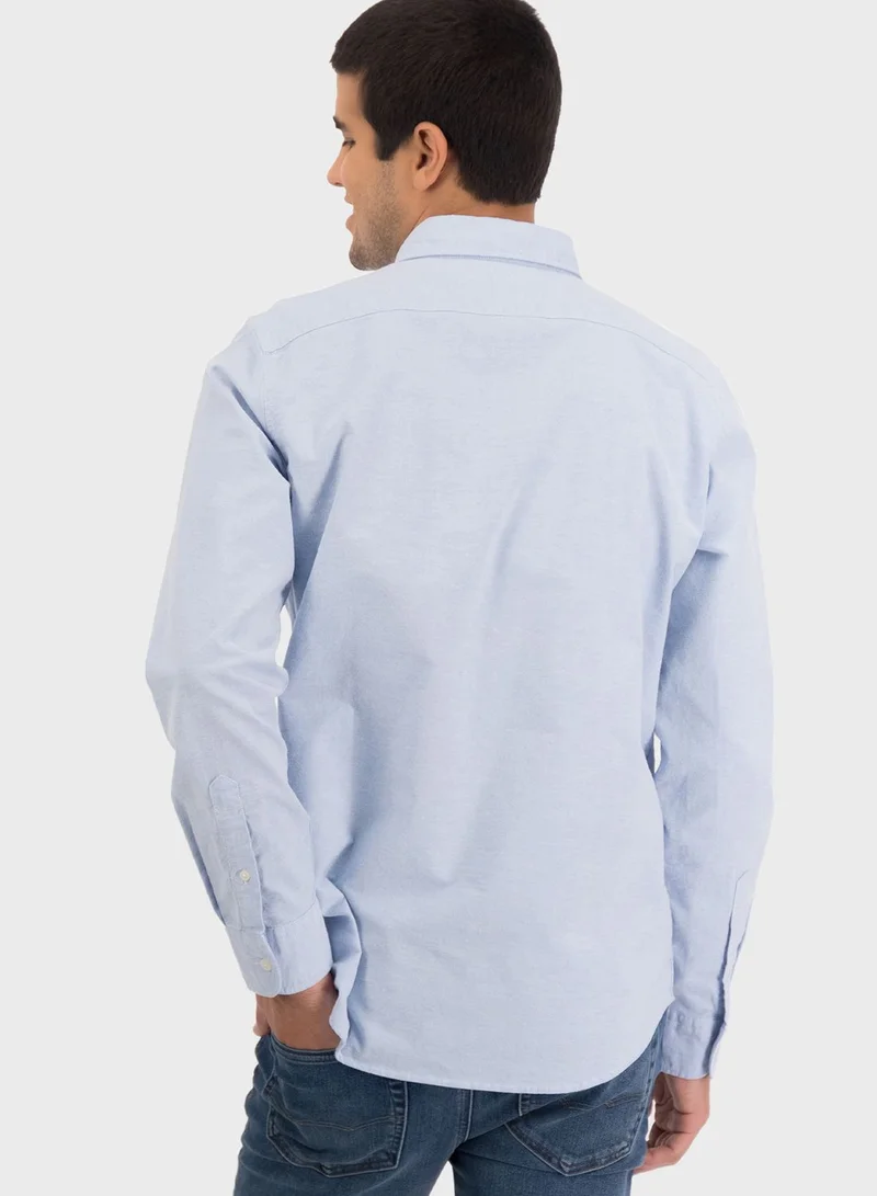 American Eagle Button Down Flex Fit Shirt