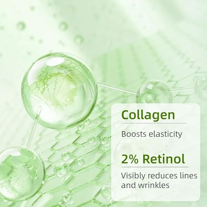ROLANYIN Collagen + Retinol Cream for Deep Hydration and Anti Aging Firming Wrinkle Reduction Nourishing and Plumping Formula Skin Care - Image 3