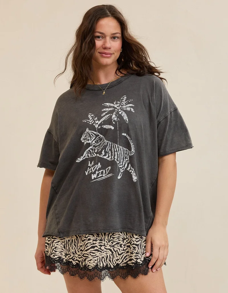 Aerie Oversized Crew Boyfriend T-Shirt