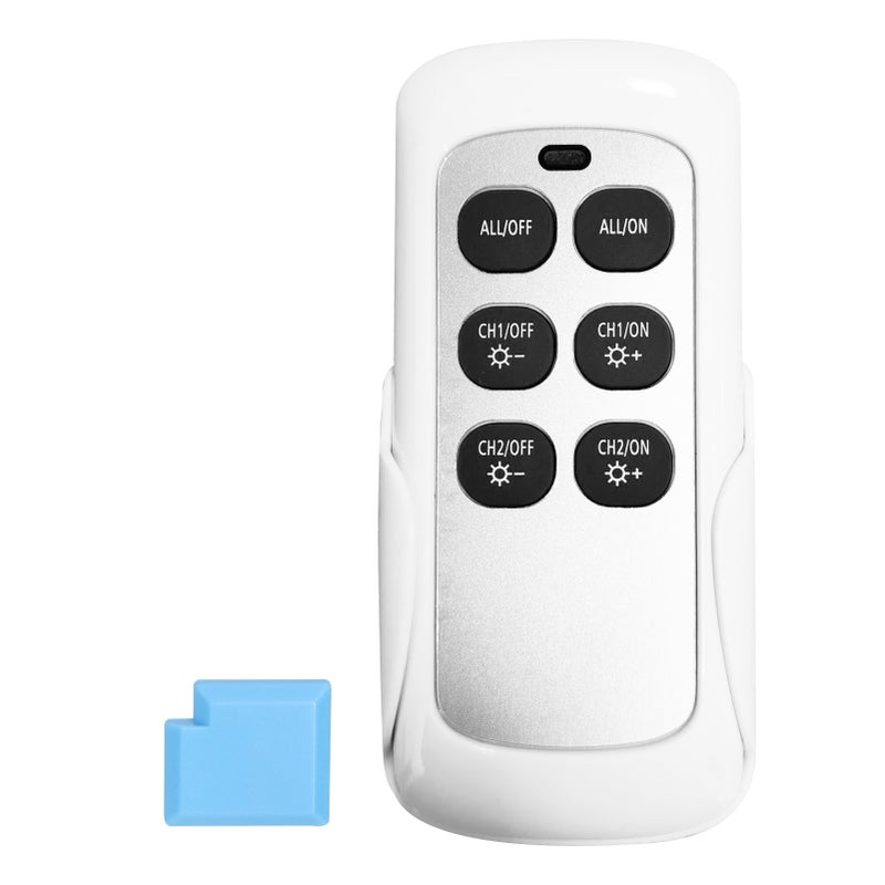 Digital Remote Controller Push Button Normal Switch Module Remote Controller Support ALL Channels ON/OFF and CH1/CH2 Independent Control - Image 1