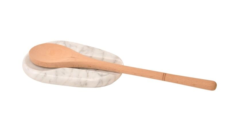 MBSC MBSC Exquisite Marble Spoon RestHolder for Kitchen Dining Table Stylish Functional Spoon Holder Utensil Rest Kitchen Tool  - Image 3