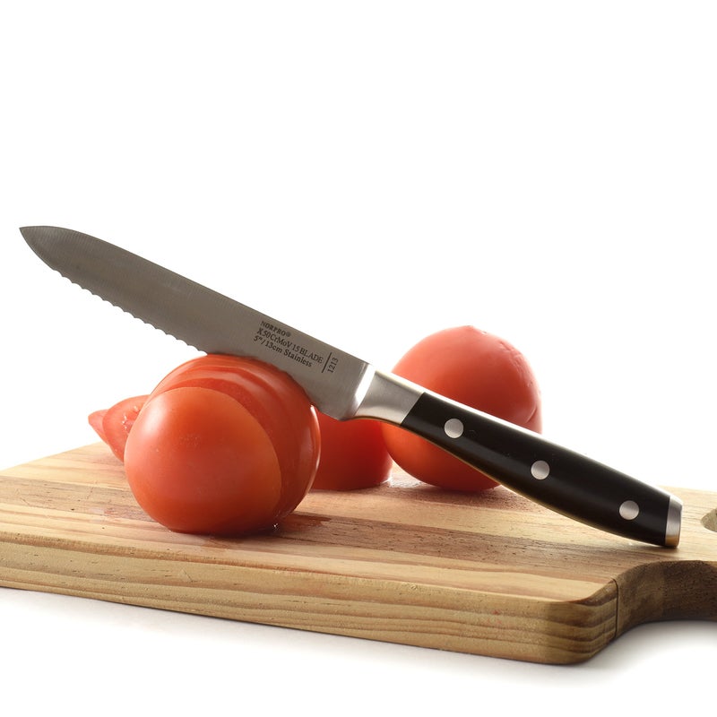 Norpro Stainless Steel 5-Inch Serrated Utility Tomato Knife - Image 5