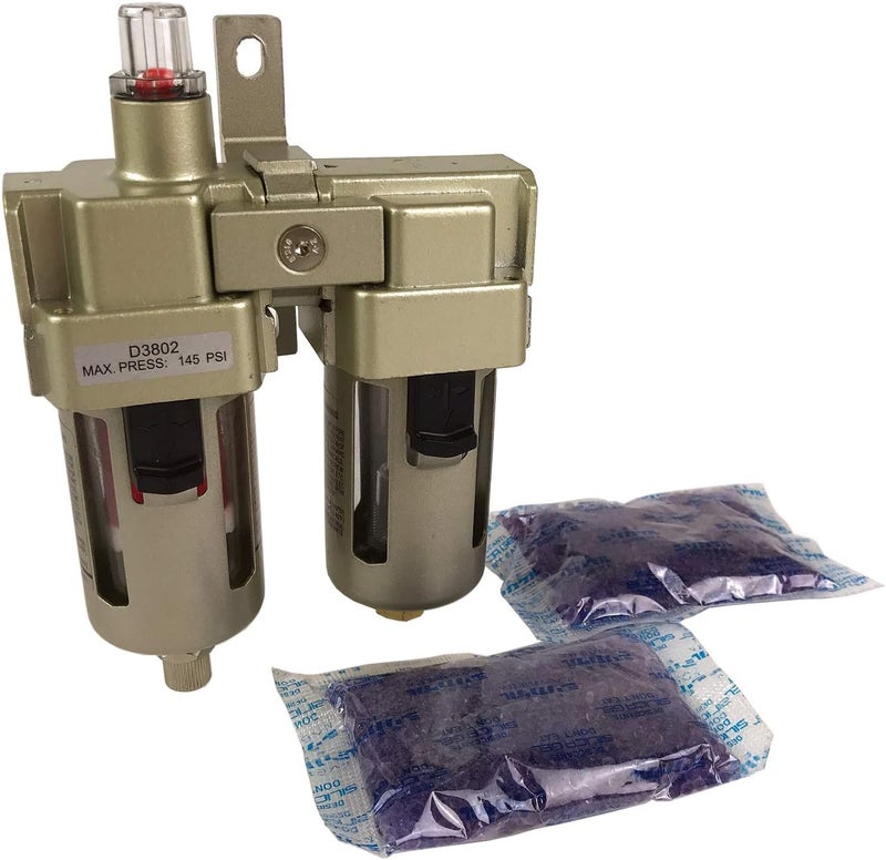 Primefit D3802 38 Desiccant Dryer and Oil Removal Filter Combo Unit wWall Mounting Bracket - Image 1