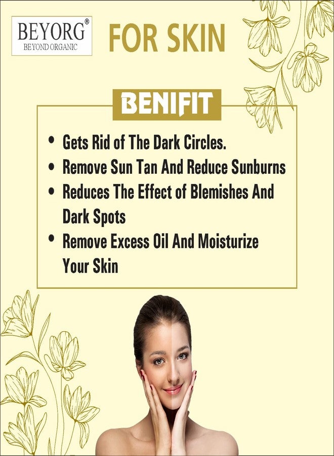BEYORG Natural Multani mitti powder, Fuller's Earth, Bentonite Clay, Herbal Earth Clay - The Natural Wash De-Tan Face Pack - Image 3