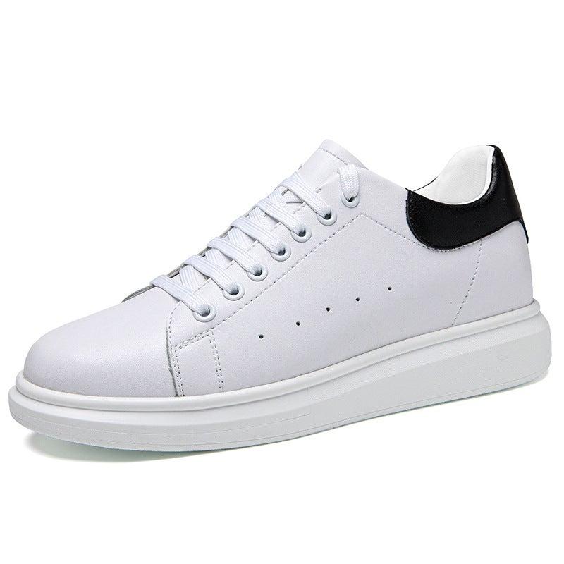 Summer Invisible Height Increasing Men''s Shoes 10cm White Shoes Korean Style sneaker 6 Men''s Height Increasing Shoes 8 Casual Board Shoes Trendy - Image 1