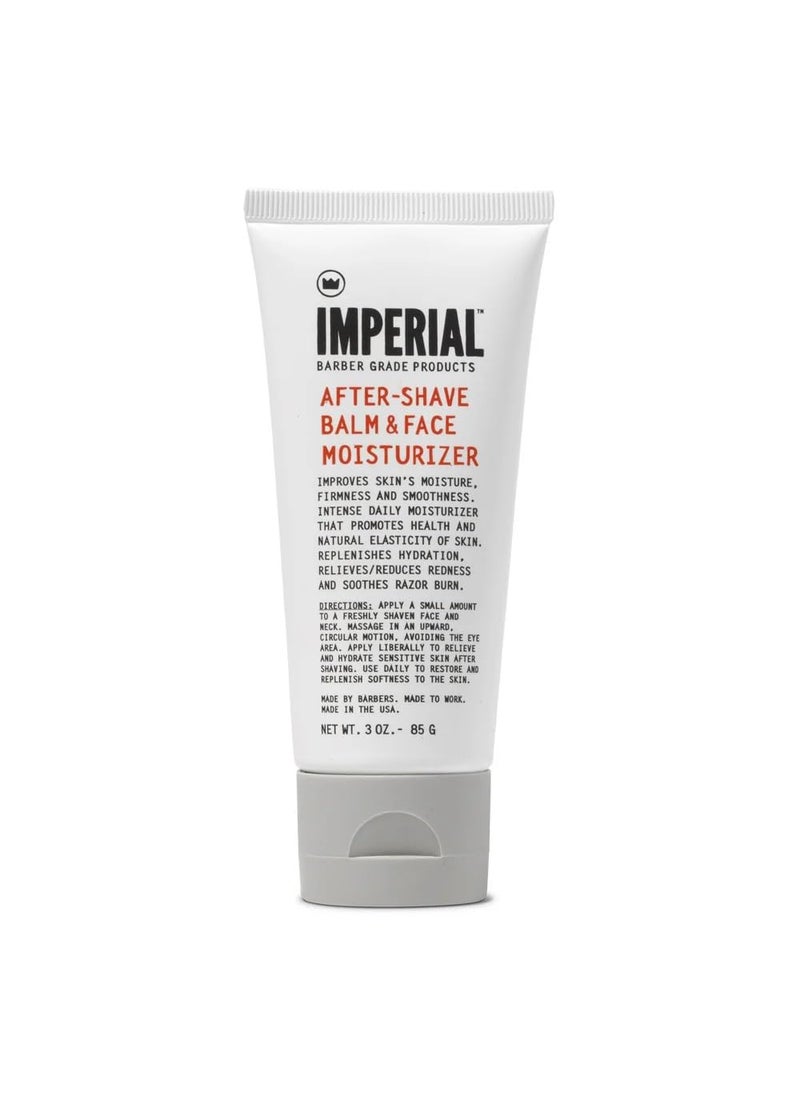 IMPERIAL - Imperial Barber Grade Products After-Shave Balm & Face Moisturizer - 3oz Soothing Post Shave Healing Balm for Men - Soothe & Hydrate Travel Size - Image 1