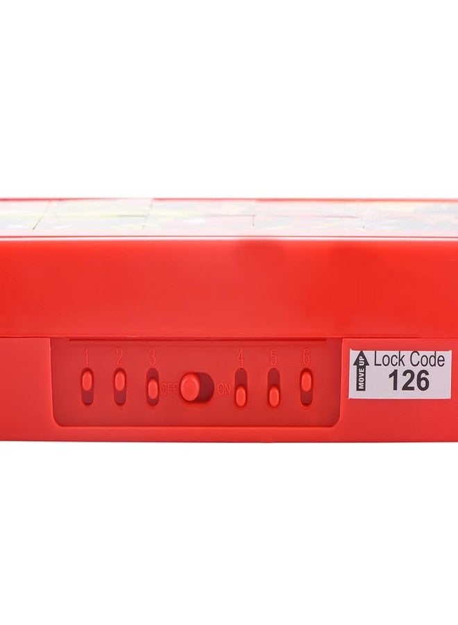 SKi Homeware Plastic Puzzle Pencil Box With Number Lock And Game, Perfect For School Children, An Ideal Gift Kids - Spiderman, Multicolor - Image 4