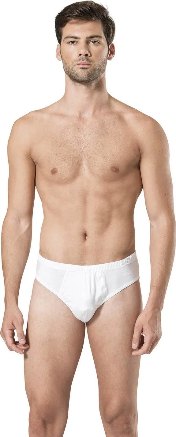 pierre cardin Men's 3-Box Briefs White