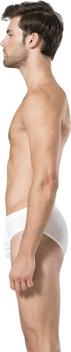 pierre cardin Men's 3-Box Briefs White