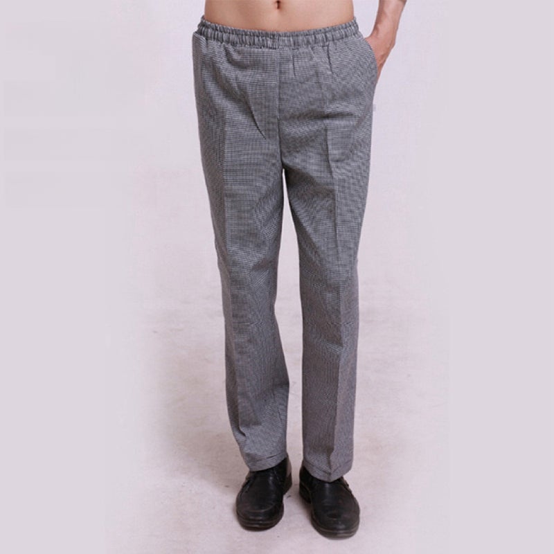 Overalls El Restaurant Striped Chef Work Pants Elastic Band Elastic Overalls Overalls - Image 1