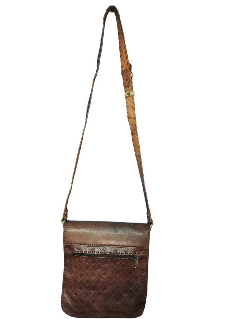 Sheer Fashionable Leather Crossbody Bag  - Image 3