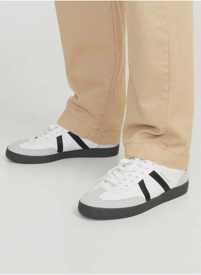 جاك اند جونز Panelled Lace Up Sneakers