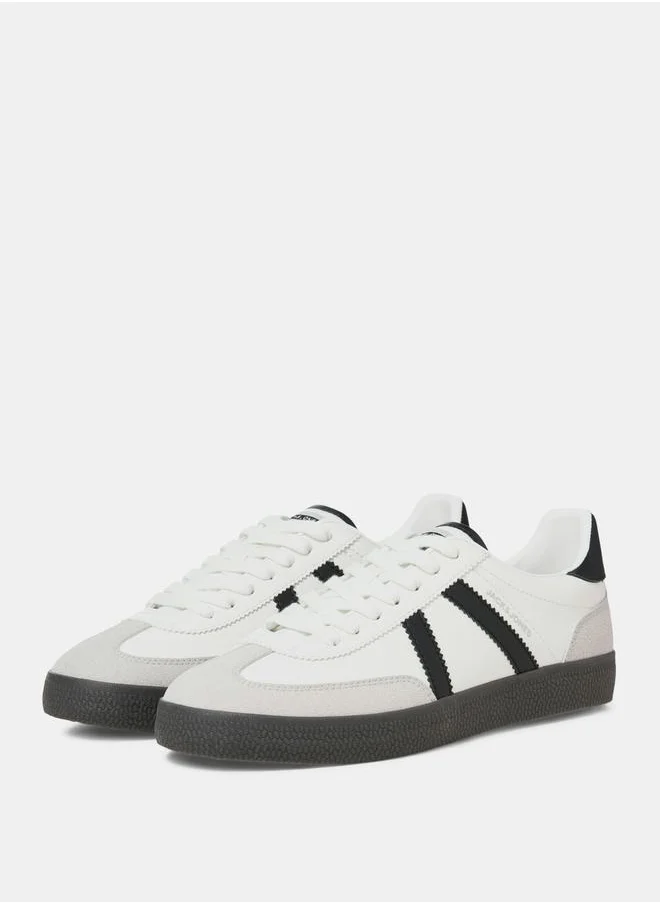 جاك اند جونز Panelled Lace Up Sneakers