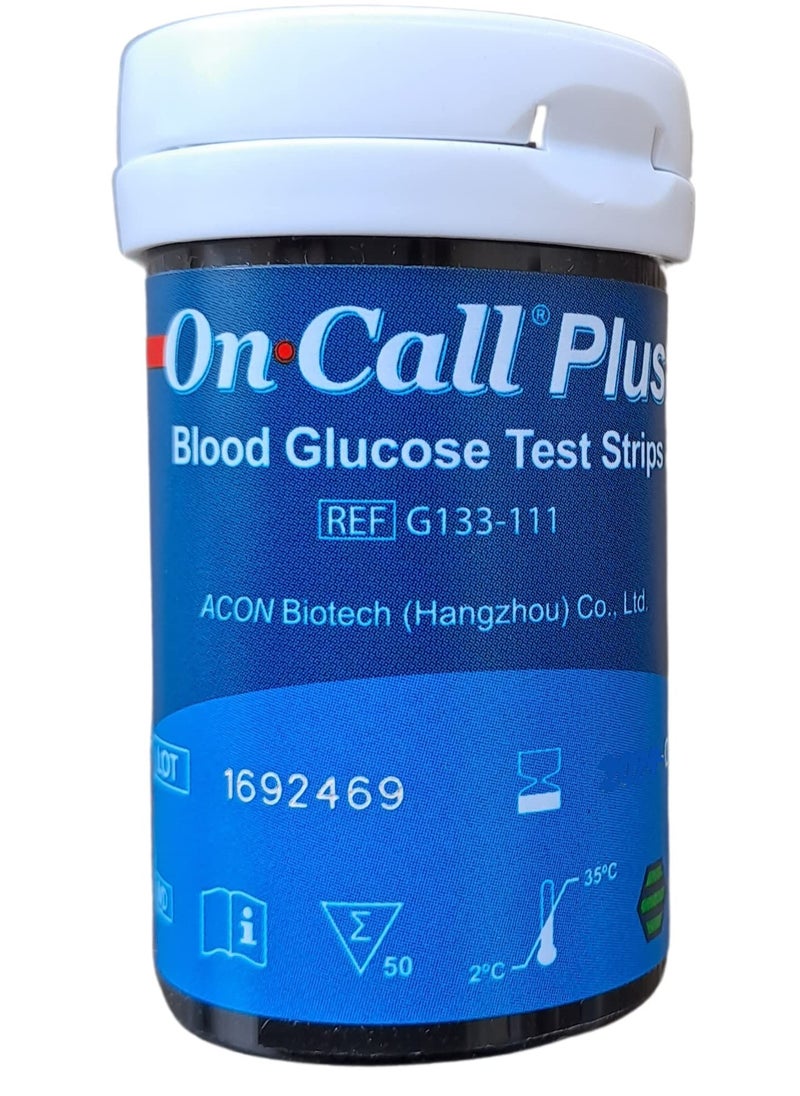 On call plus ON CALL PLUS BLOOD-GLUCOSE STRIPS 50S :535117  - Image 2