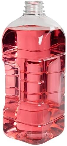 Decony USA MADE 4 Pc Plastic Juice Bottles  64 Oz Reusable Containers with Tamper Evident Caps  Clear Ideal for Juicing Smoothies  Homemade Beverages - Image 5