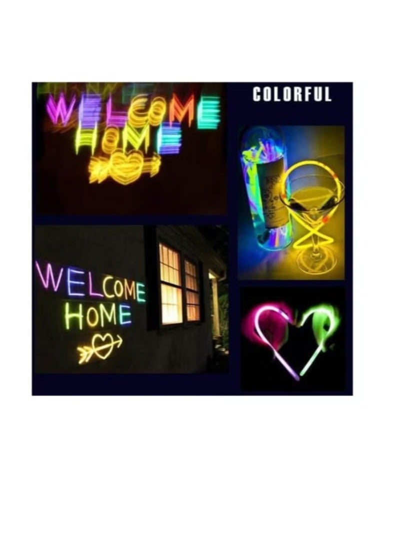 مجموعة عصي مضيئة مكونة من 100 قطعة 8بوصة - Image 2