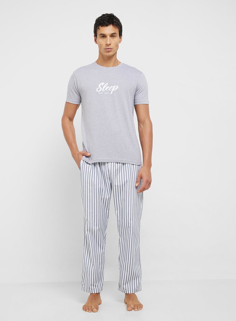 Seventy Five Nightwear T-Shirt & Pants Set  - Image 1