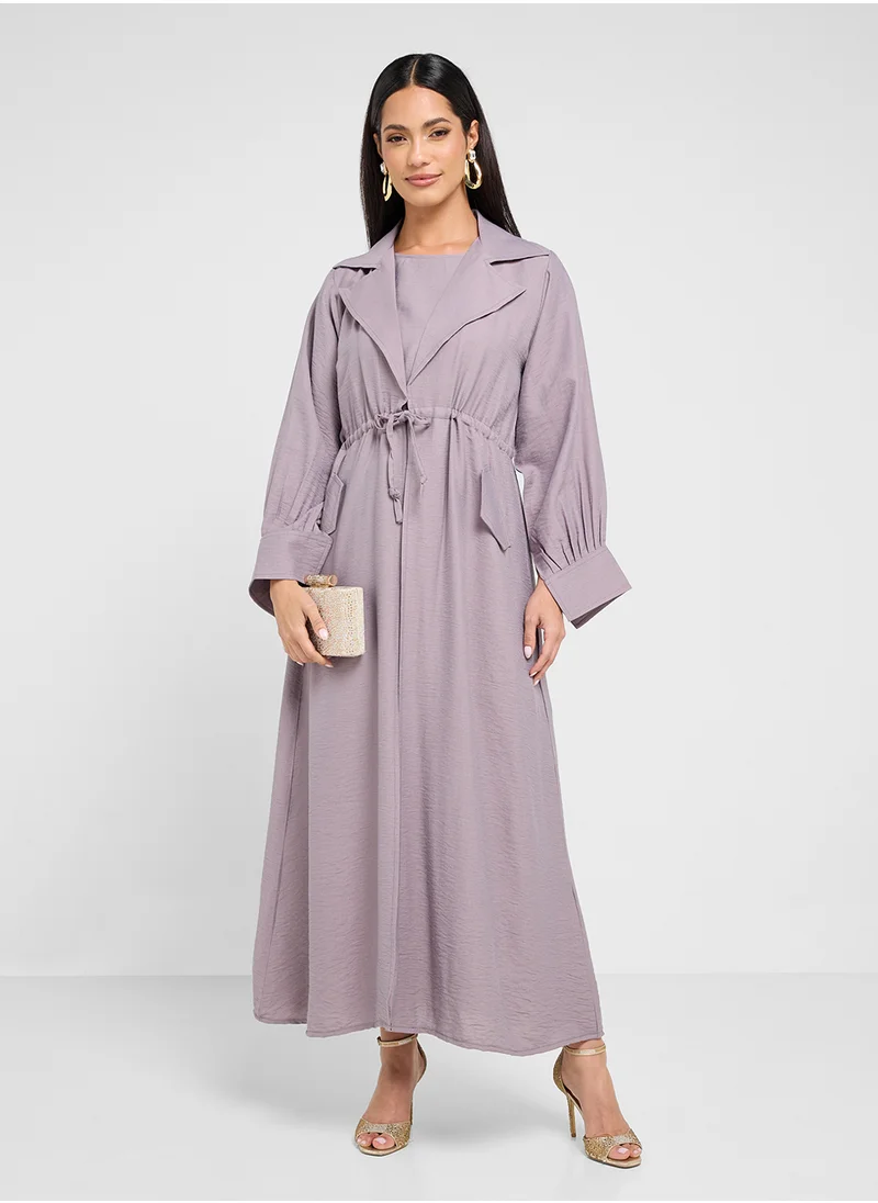 hayas closet Button Down Shirt & High Waist Pants