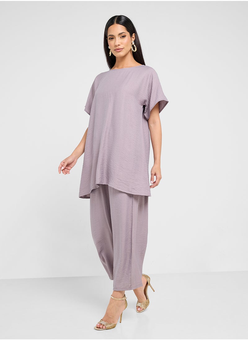 hayas closet Button Down Shirt & High Waist Pants  - Image 5