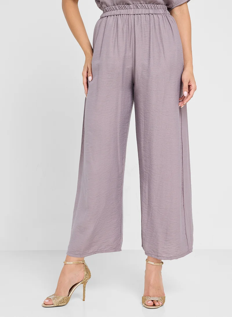 hayas closet Button Down Shirt & High Waist Pants